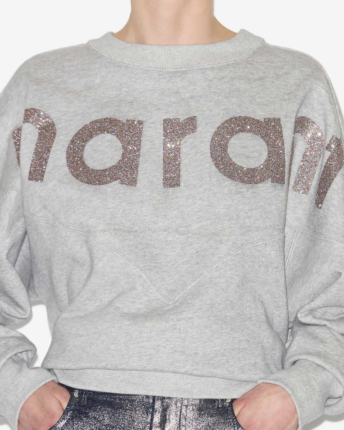 Sweatshirt houston Woman Gray-silver 2