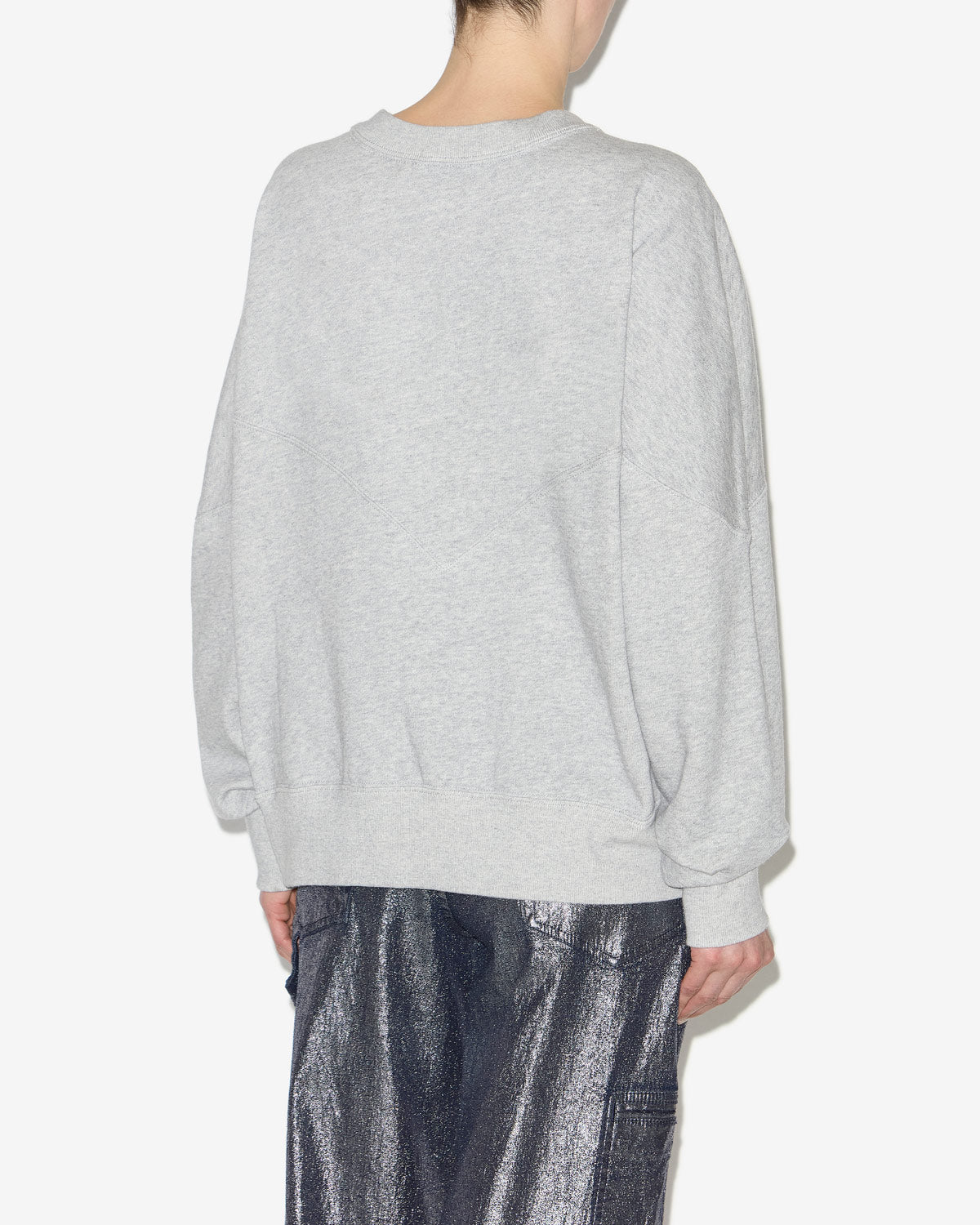 Houston sweatshirt Woman Gray-silver 3