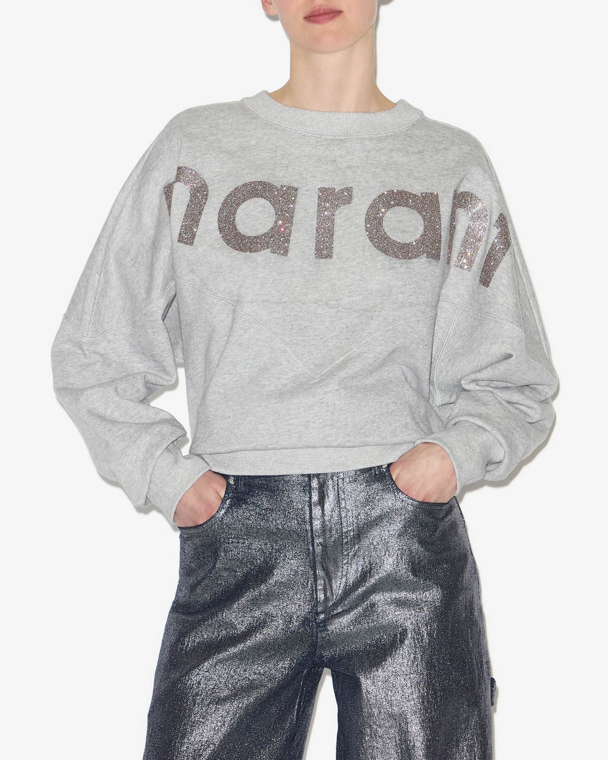 Sweatshirt houston Woman Gray-silver 5