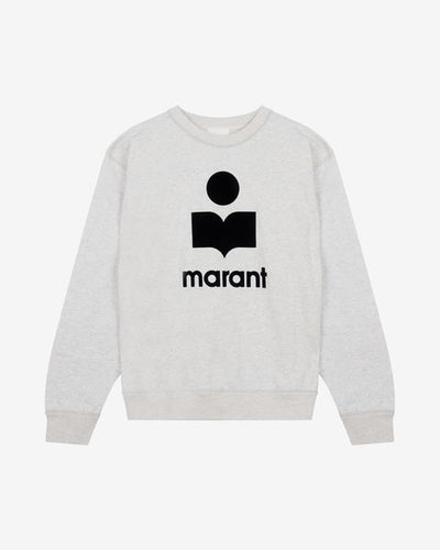 Felpa in jersey con logo ricamato mikoy - Ecru - Man - 1