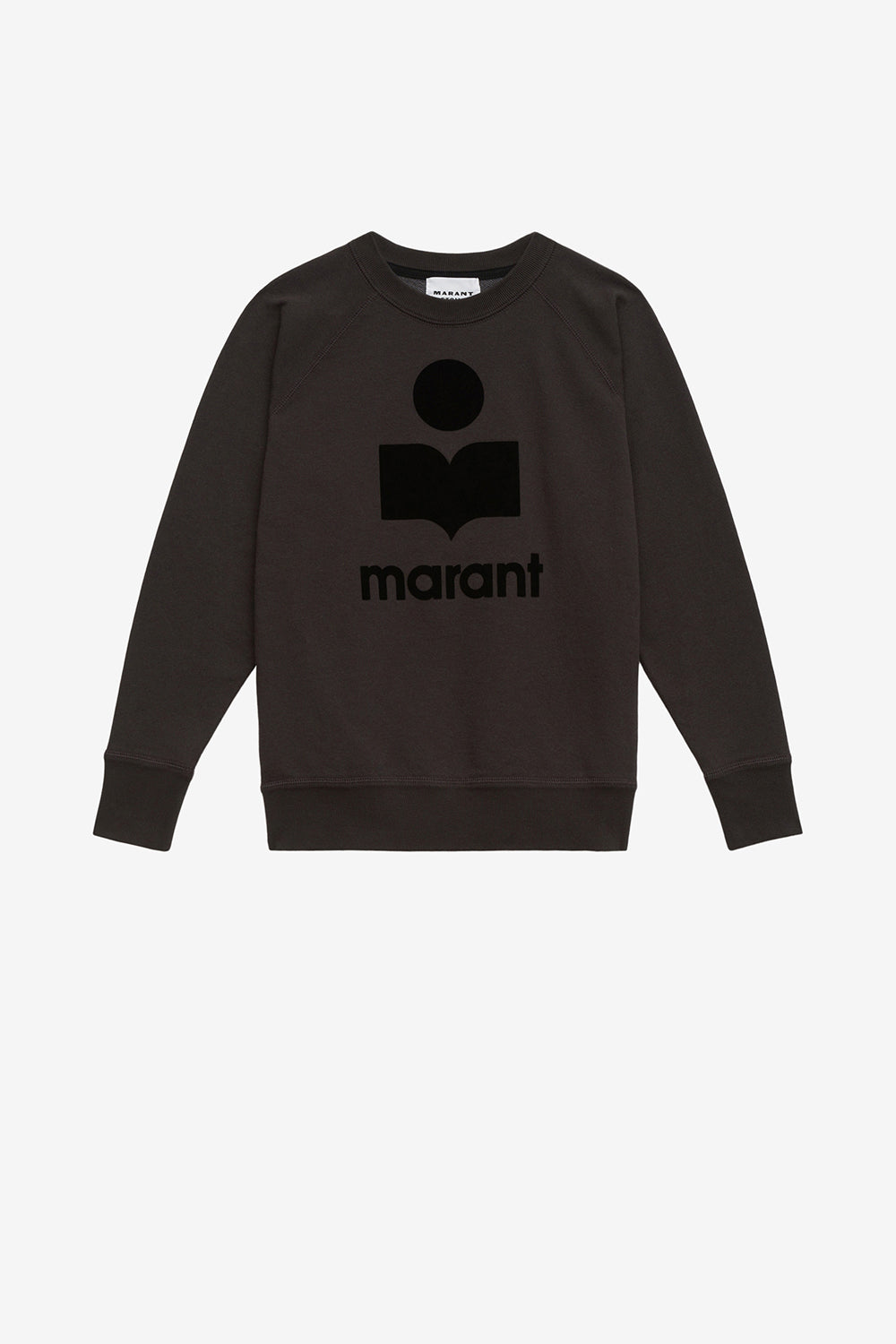 Sudadera millyny de algodón con logotipo - Negro lavado - Woman - 1