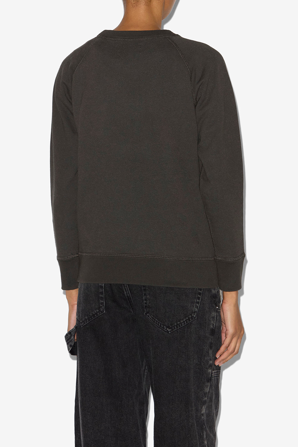 Sudadera millyny de algodón con logotipo - Negro lavado - Woman - 5