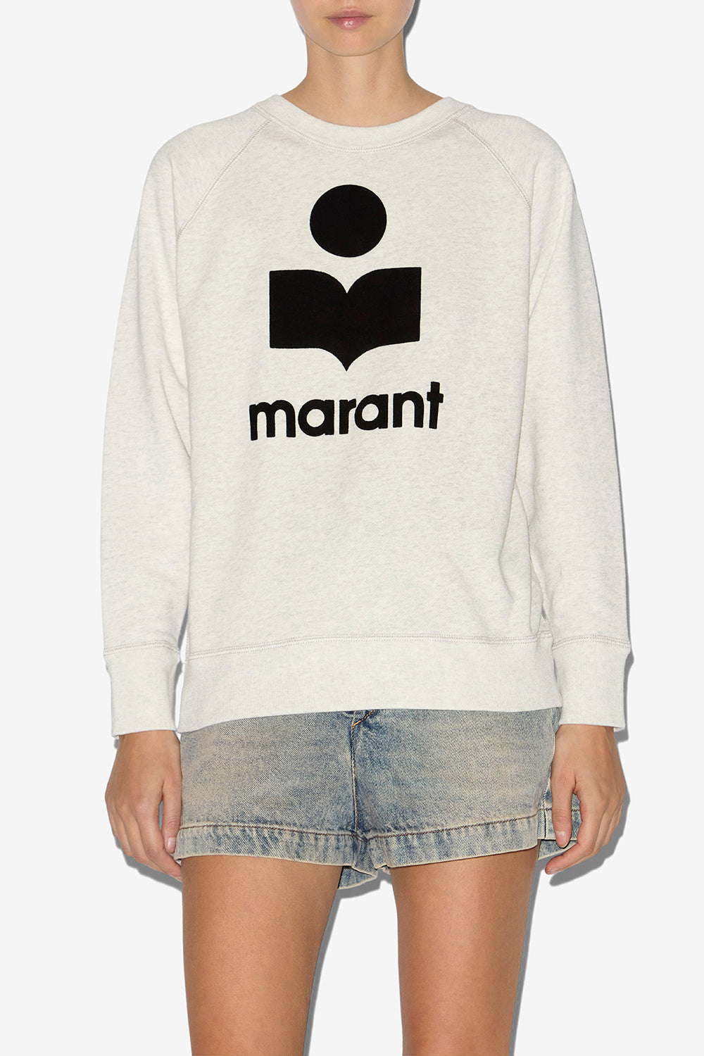 Sudadera millyny de algodón con logotipo - Crudo - Woman - 4