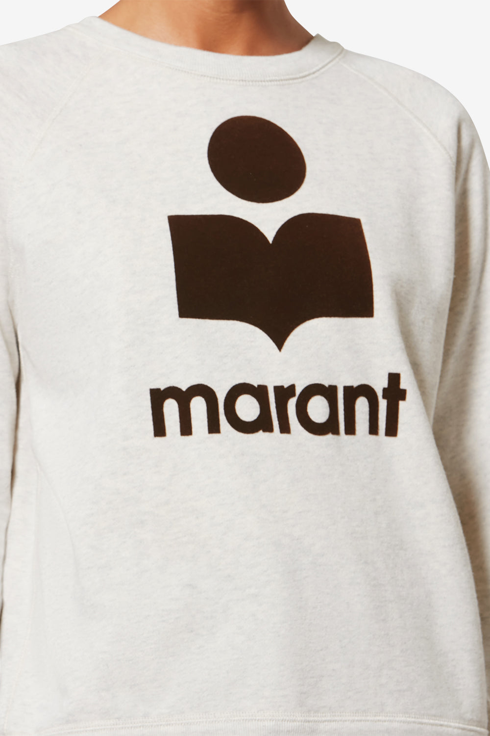 Felpa in cotone con logo millyny - Ecru-brown - Woman - 3