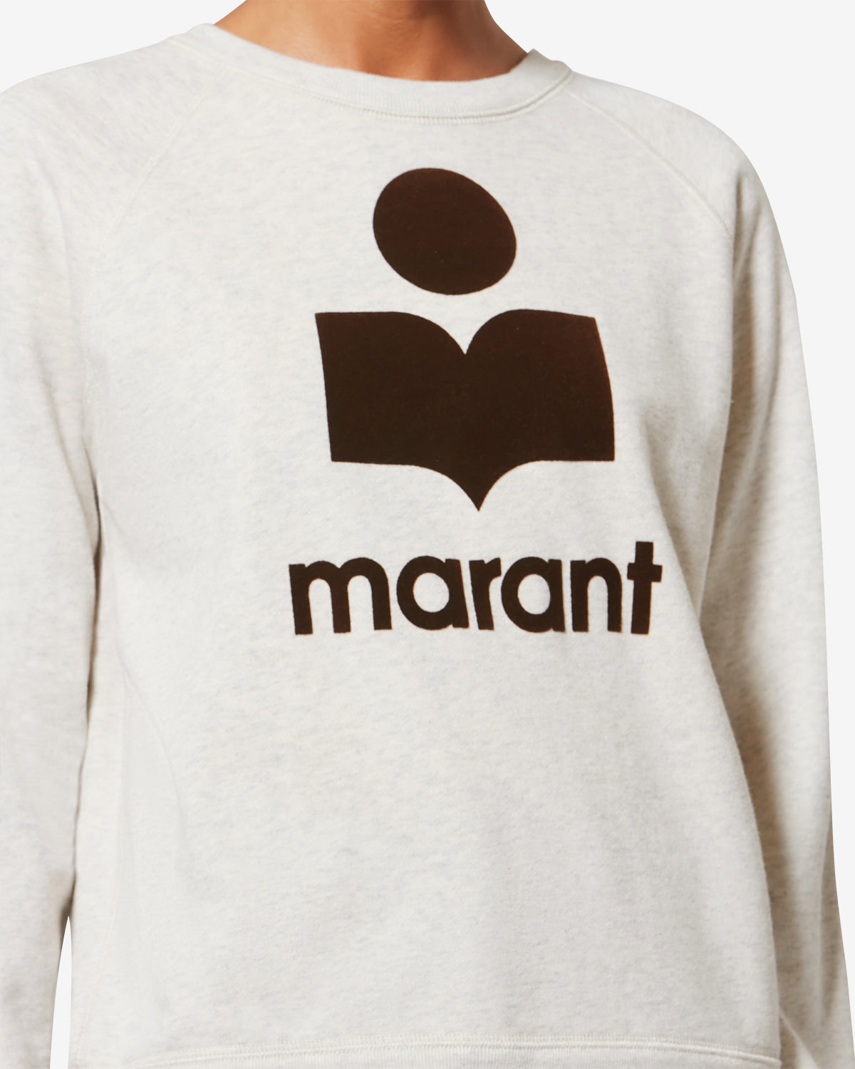 Sweatshirt aus baumwolle mit logo millyny - Ecru-brown - Woman - 2