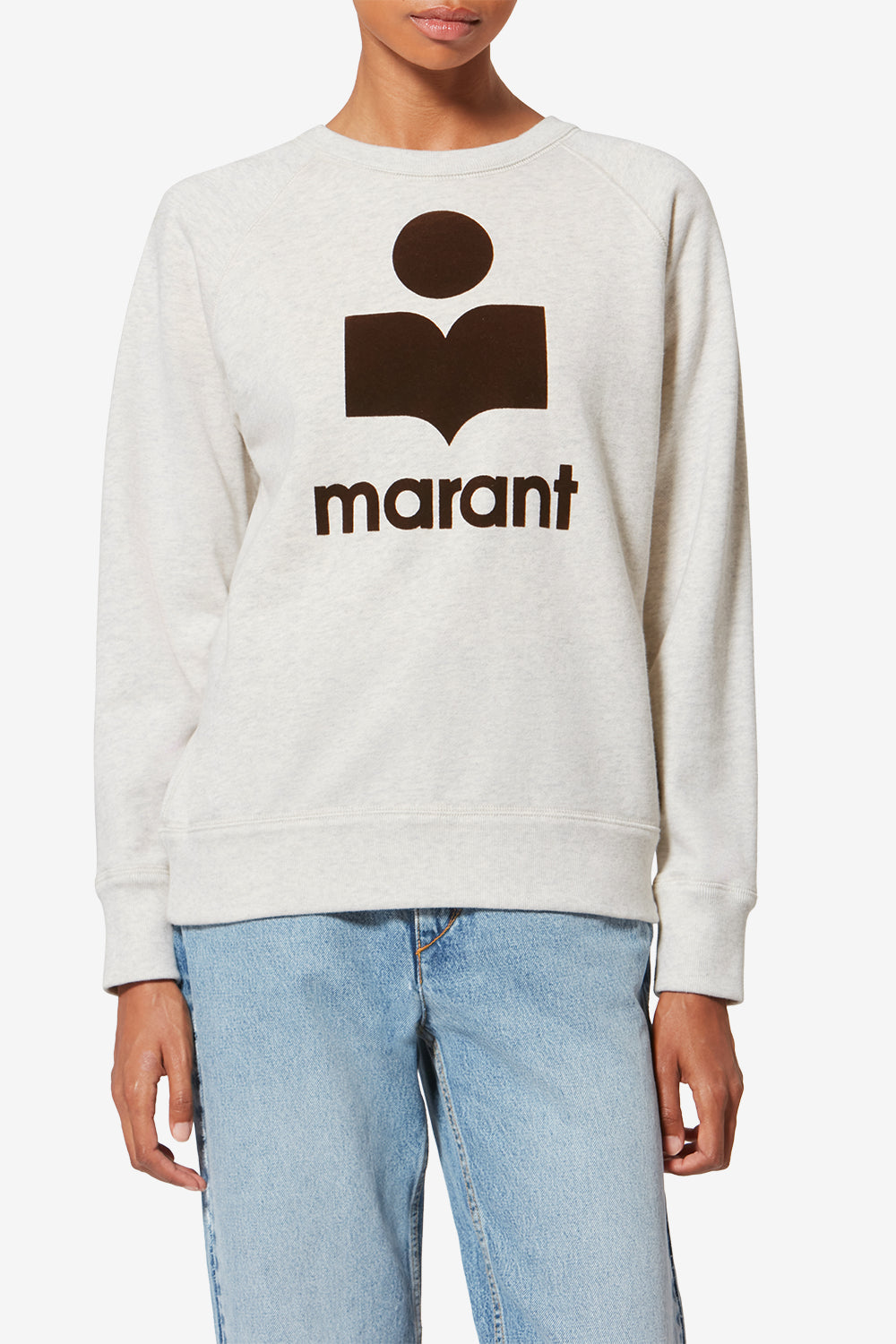 Felpa in cotone con logo millyny - Ecru-brown - Woman - 4