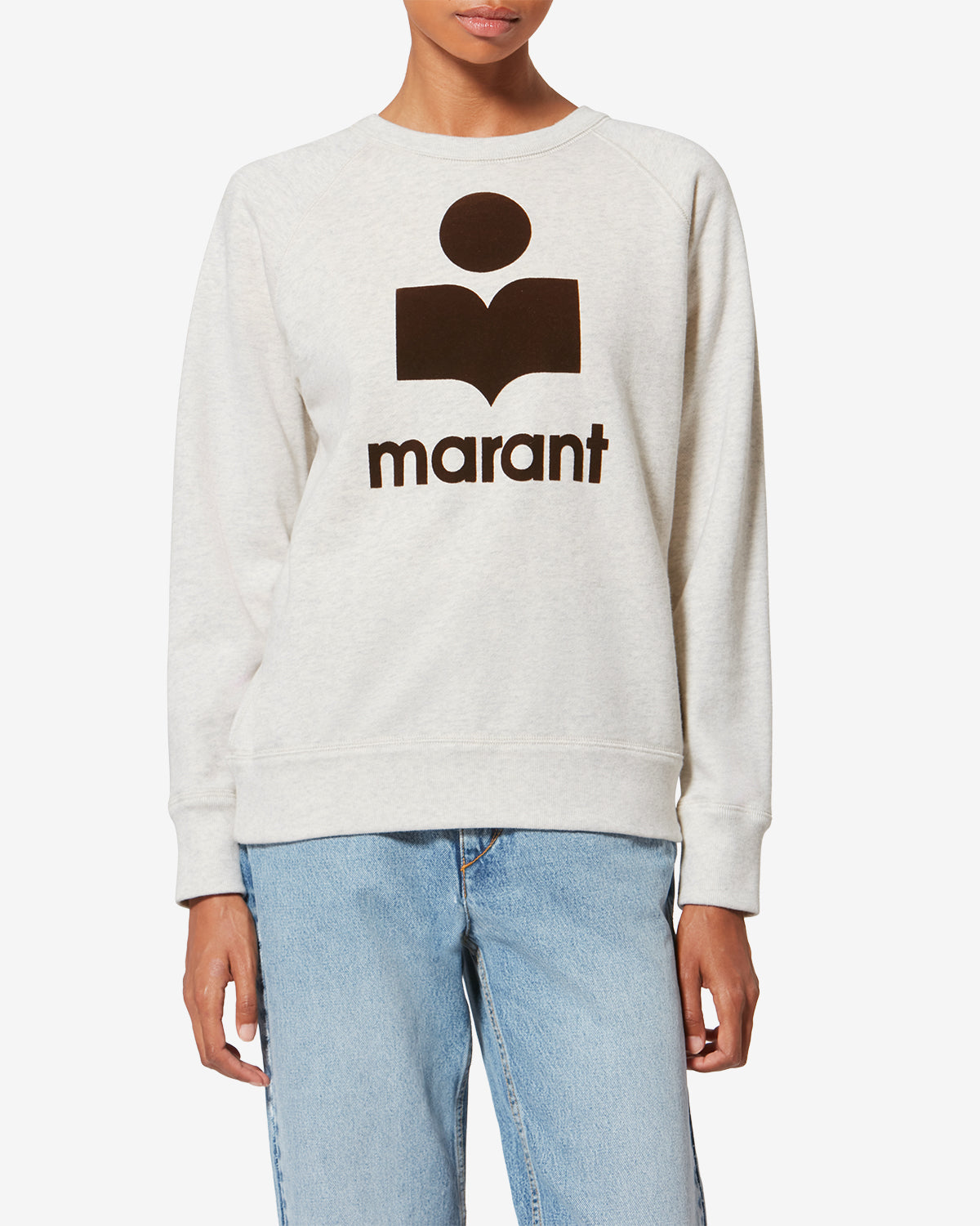 Sweatshirt aus baumwolle mit logo millyny - Ecru-brown - Woman - 3