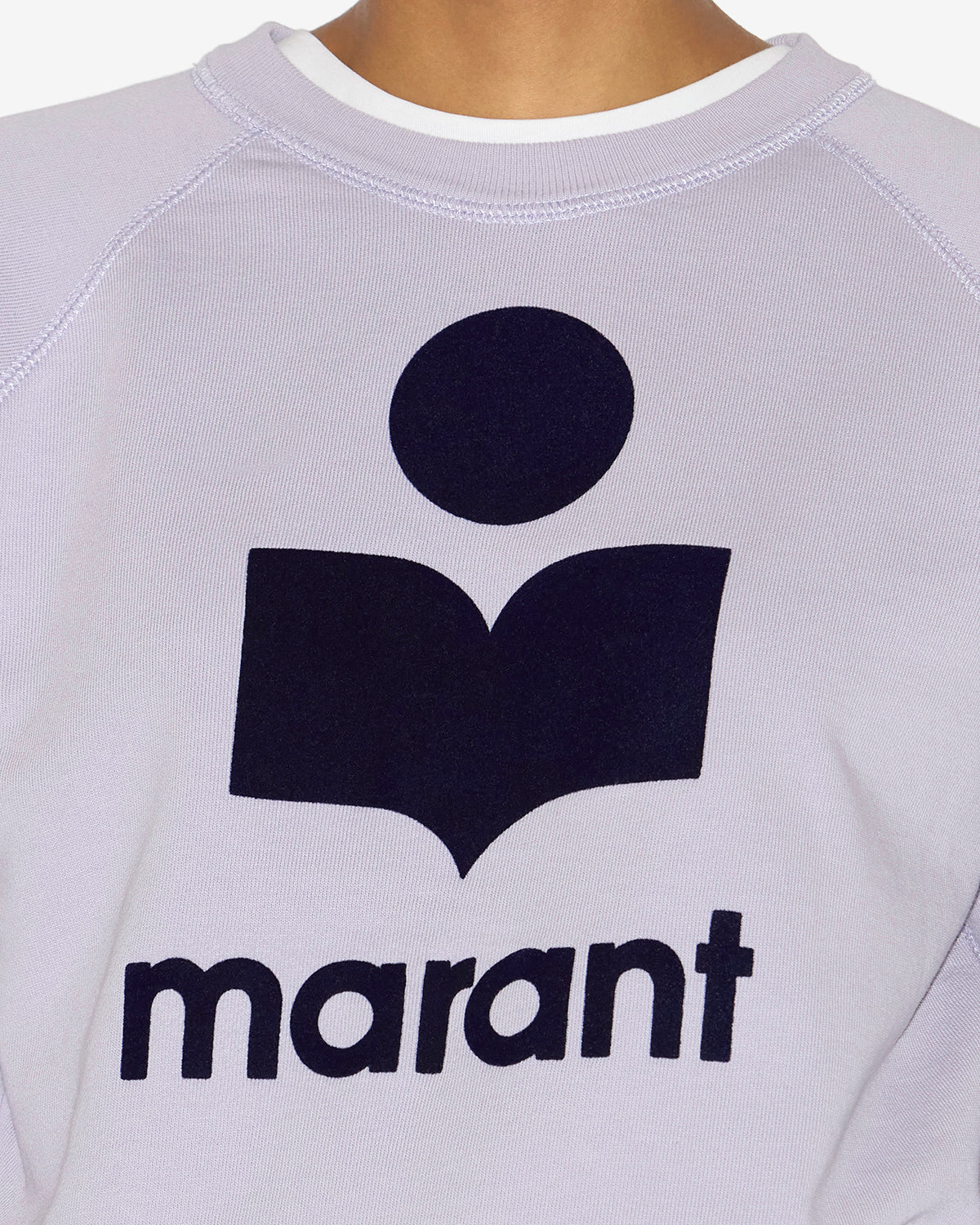 Sudadera millyny de algodón con logotipo - Lilac/dark navy - Woman - 2