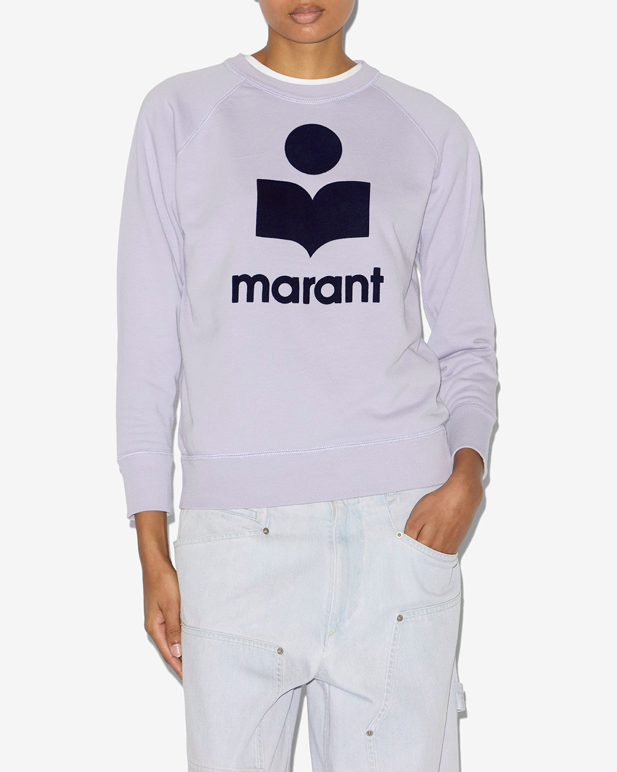 Millyny sweatshirt Woman Lilac/dark navy 4