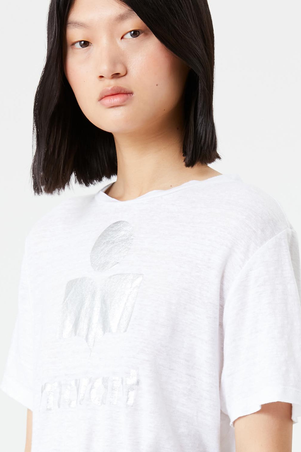 T-shirt logo à manches courtes zewel - Blanc - Woman - 3
