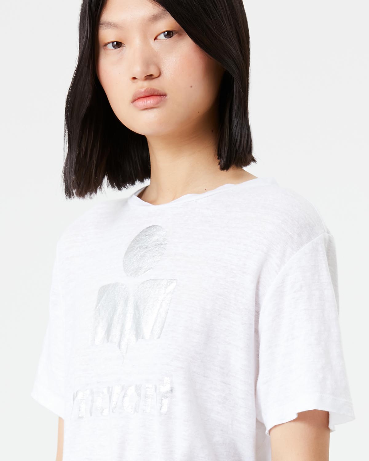 Zewel logo tee-shirt with short sleeves - 하얀색 - Woman - 2