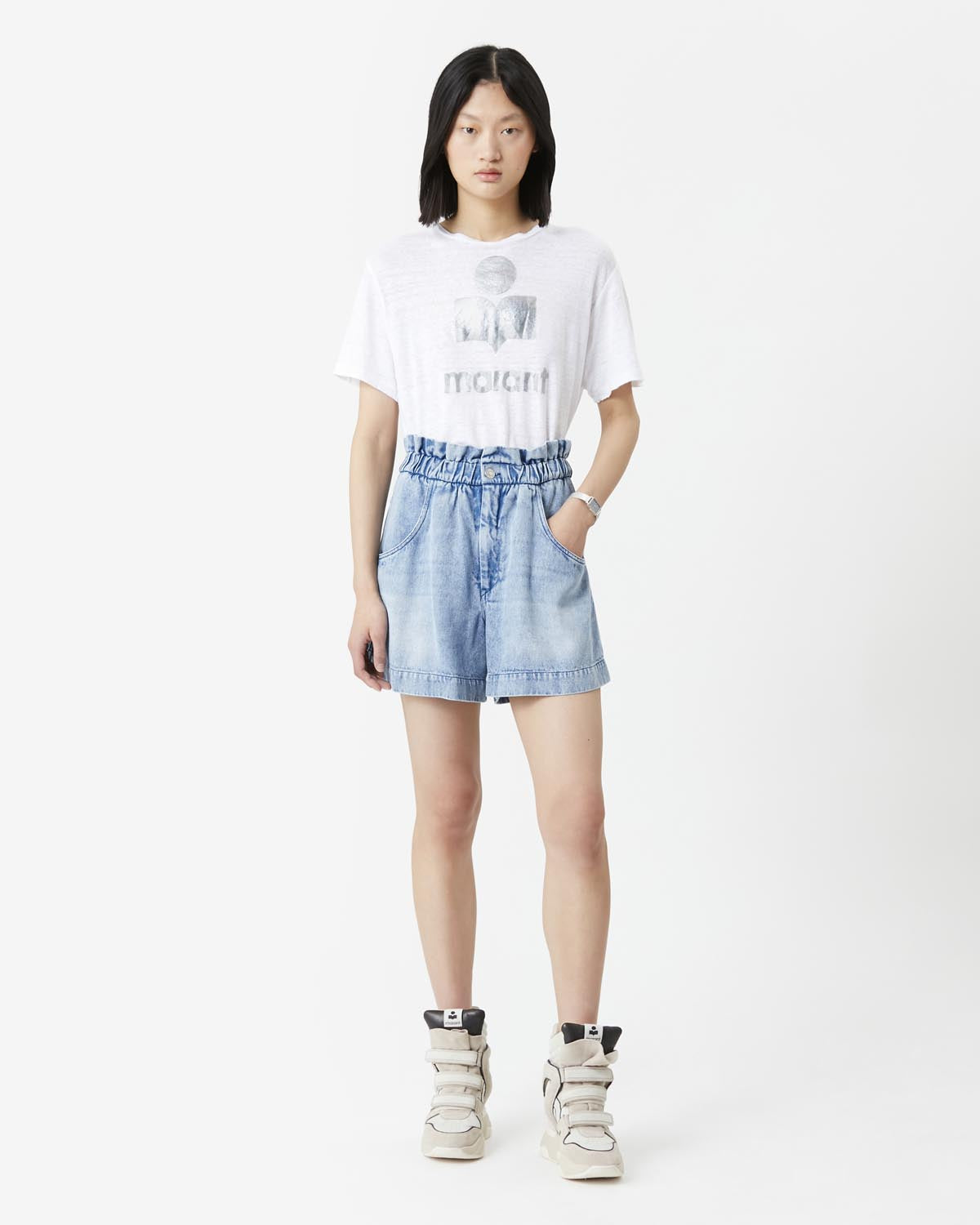 Zewel logo tee-shirt with short sleeves - 하얀색 - Woman - 1