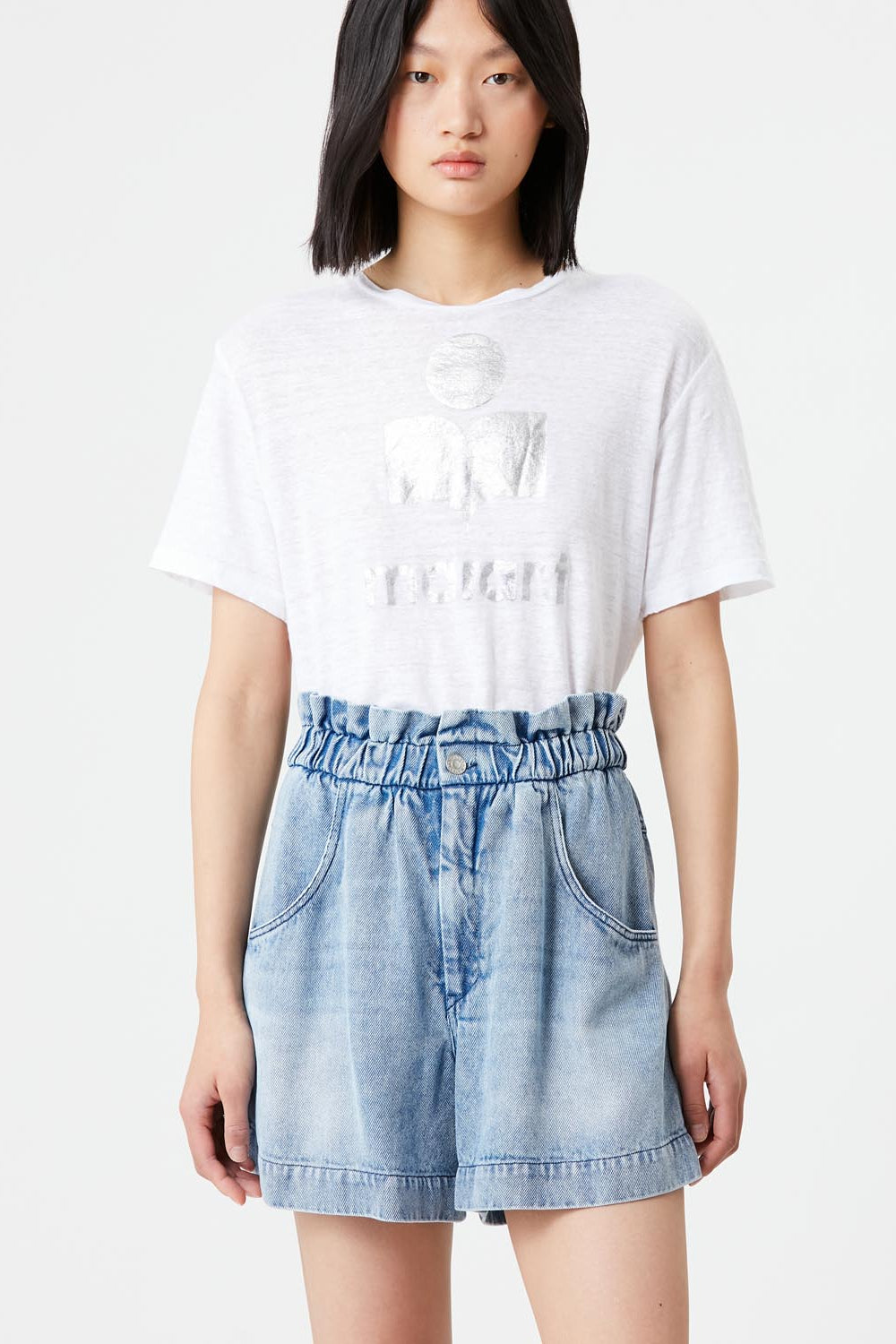 T-shirt logo à manches courtes zewel - Blanc - Woman - 4