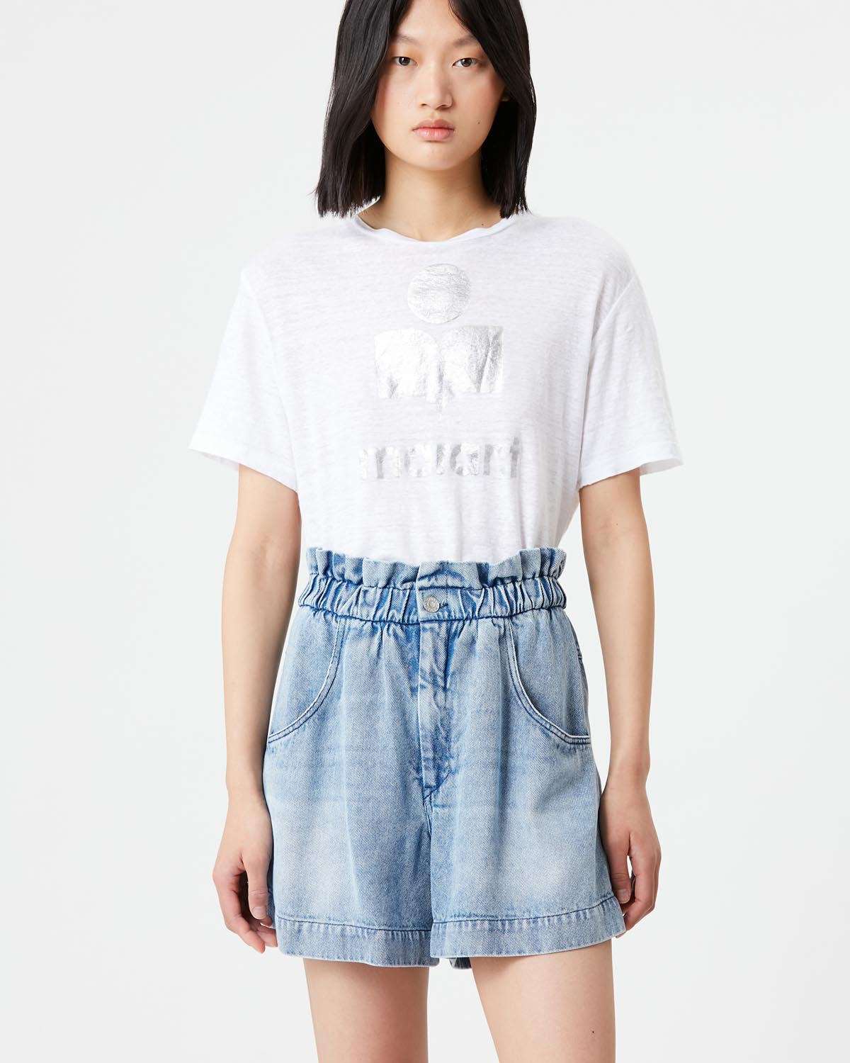 Zewel logo tee-shirt with short sleeves - 하얀색 - Woman - 3