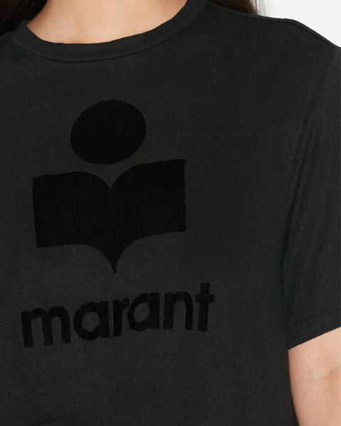 【ETOILEISABELMARANT】TS0070FA A1N98E ABY TEE SHIRT ロゴ刺繍半袖Tシャツ Isabel Marant - 【ETOILEISABELMARANT】TS0070FA A1N98E ABY TEE