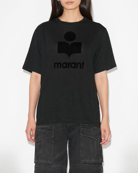 【ETOILEISABELMARANT】TS0070FA A1N98E ABY TEE SHIRT ロゴ刺繍半袖Tシャツ Isabel Marant - 【ETOILEISABELMARANT】TS0070FA A1N98E ABY TEE