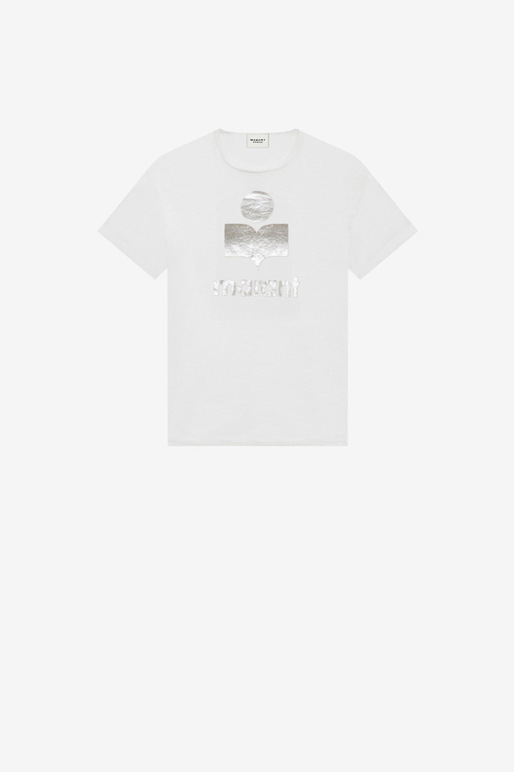 T-shirt à logo zewel en lin - Blanc - Woman - 1