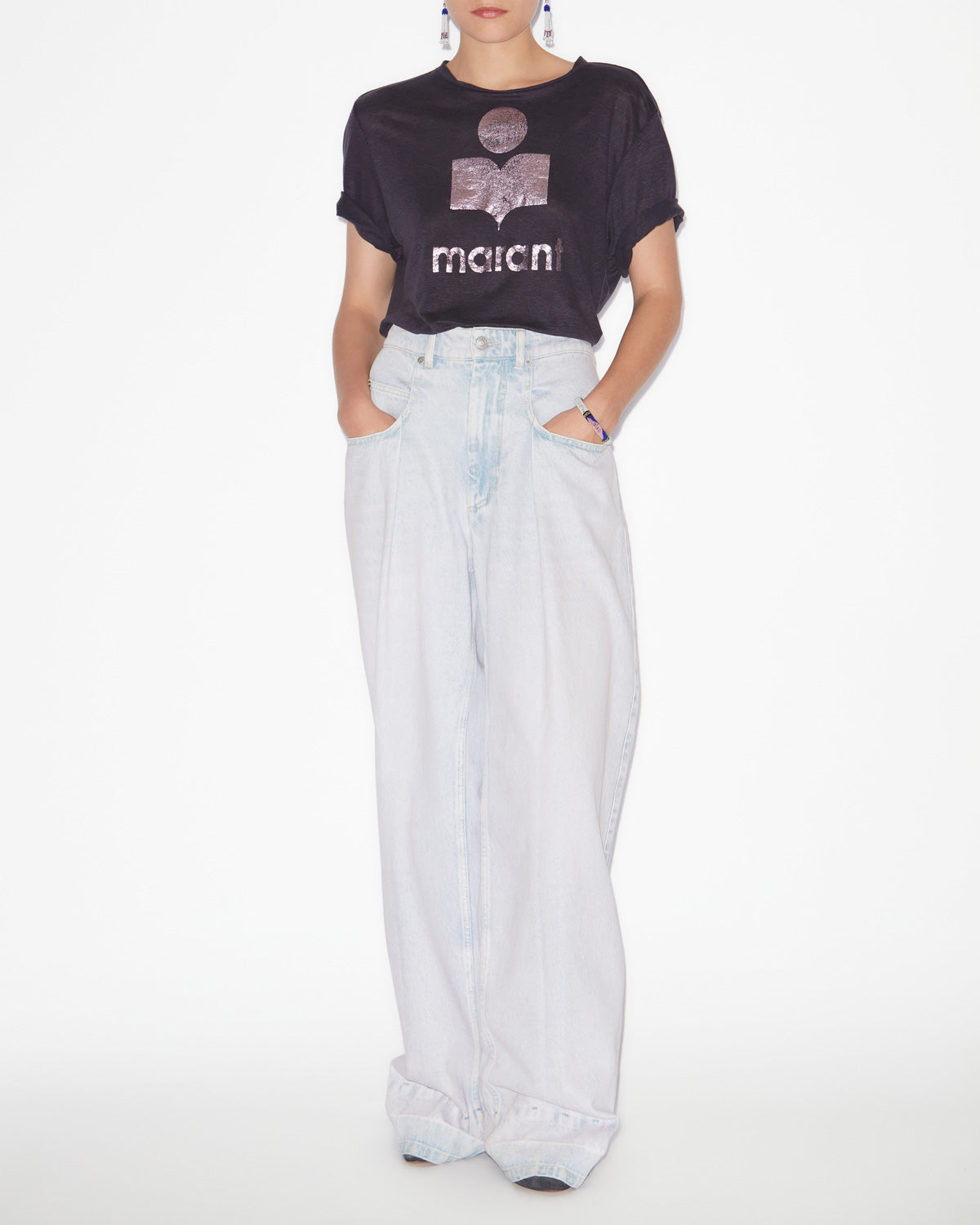 Zewel tシャツ Woman Faded night/lilac 4