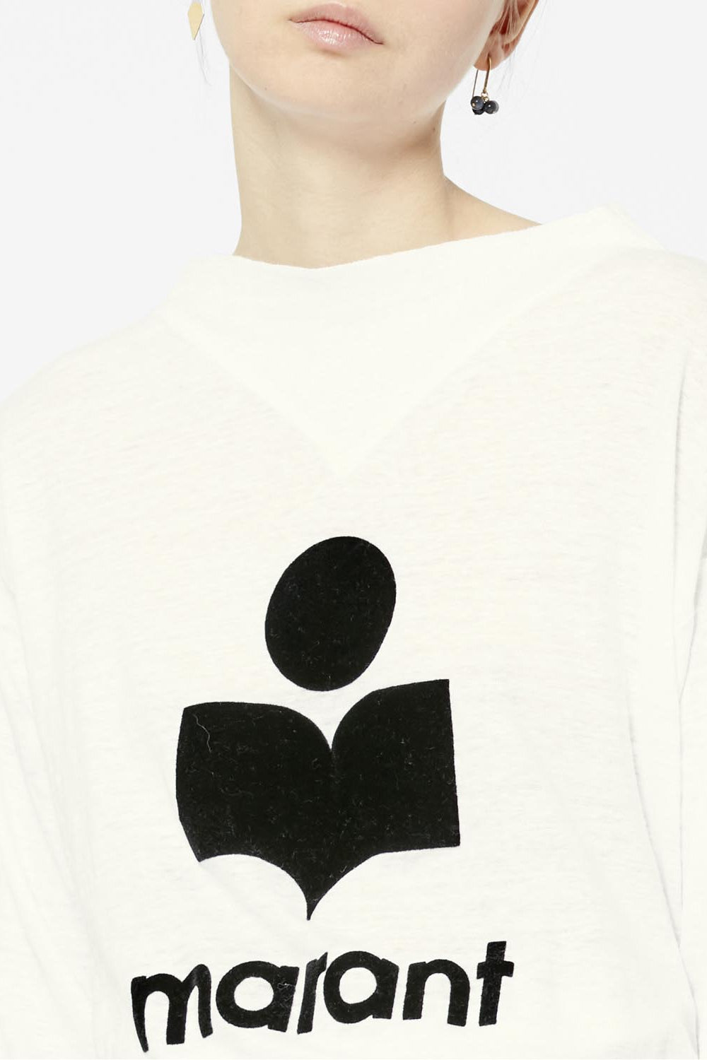 Kilsen t-shirt a maniche lunghe con logo - Bianco - Woman - 3