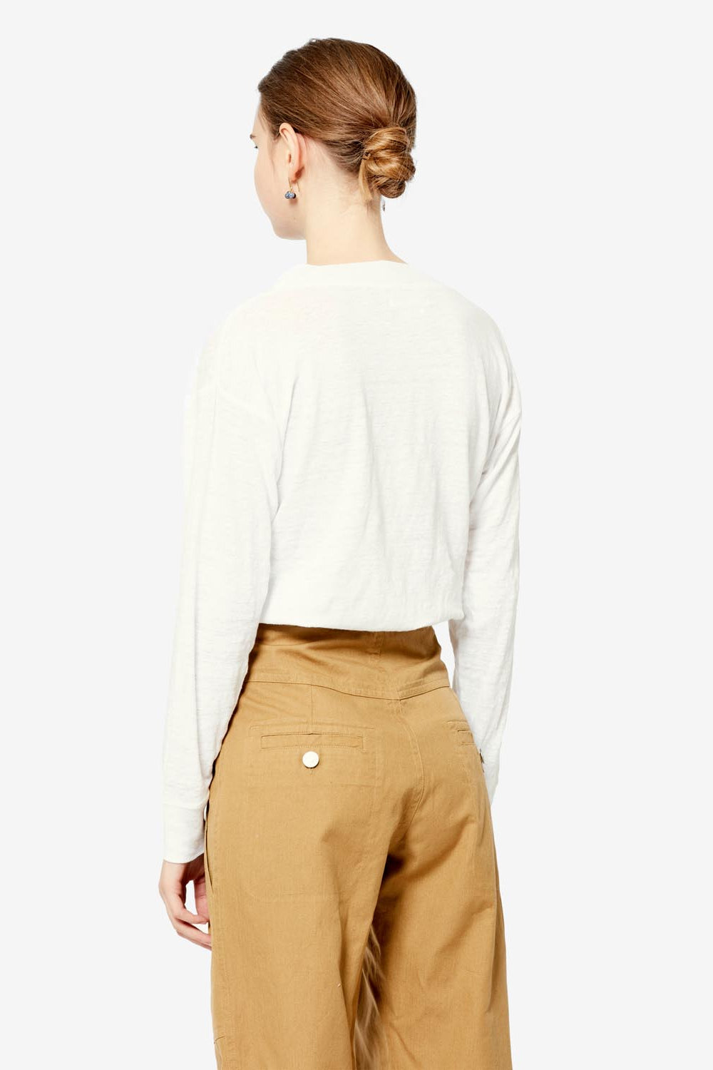 Kilsen t-shirt a maniche lunghe con logo - Bianco - Woman - 5