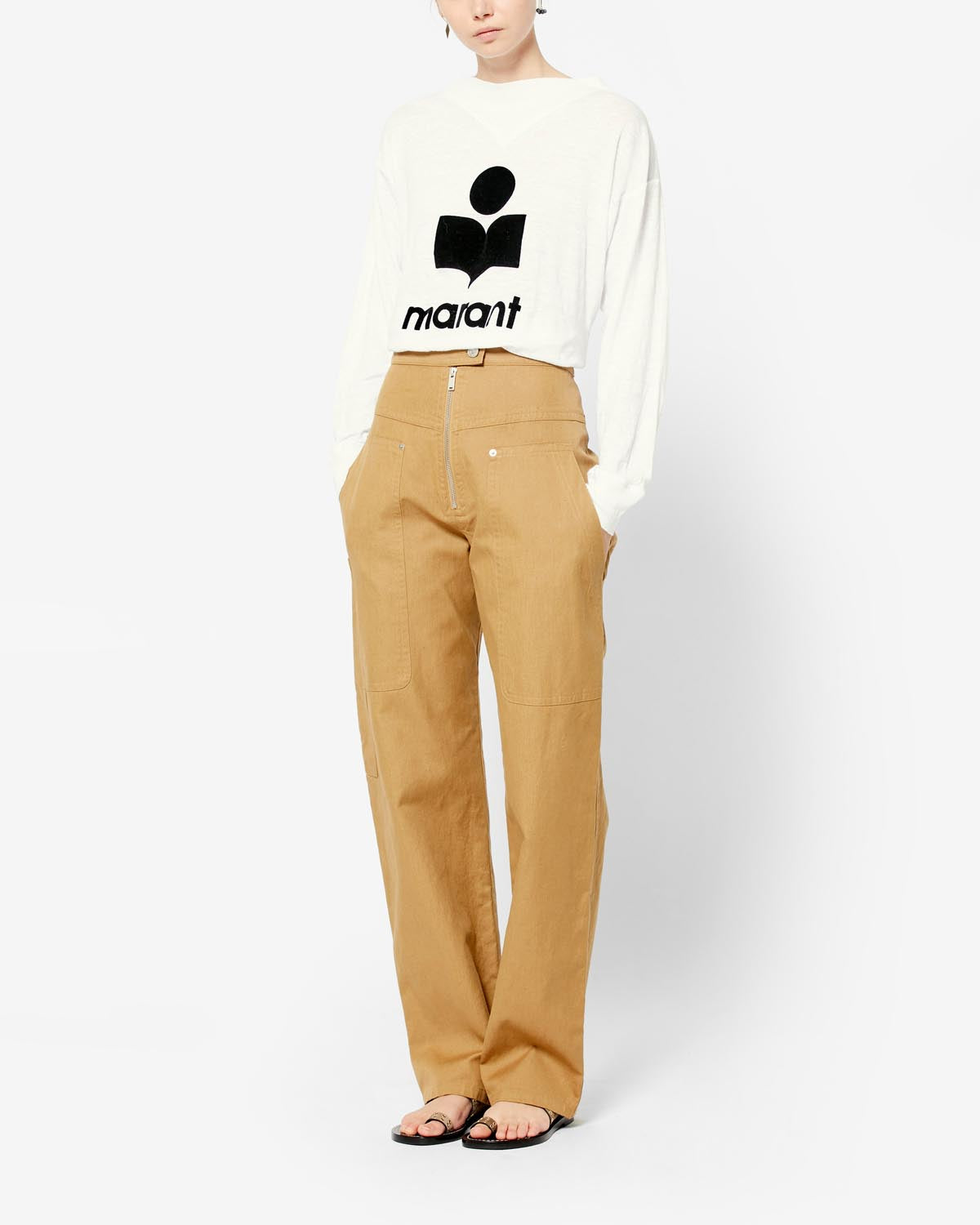 Kilsen t-shirt a maniche lunghe con logo - Bianco - Woman - 1