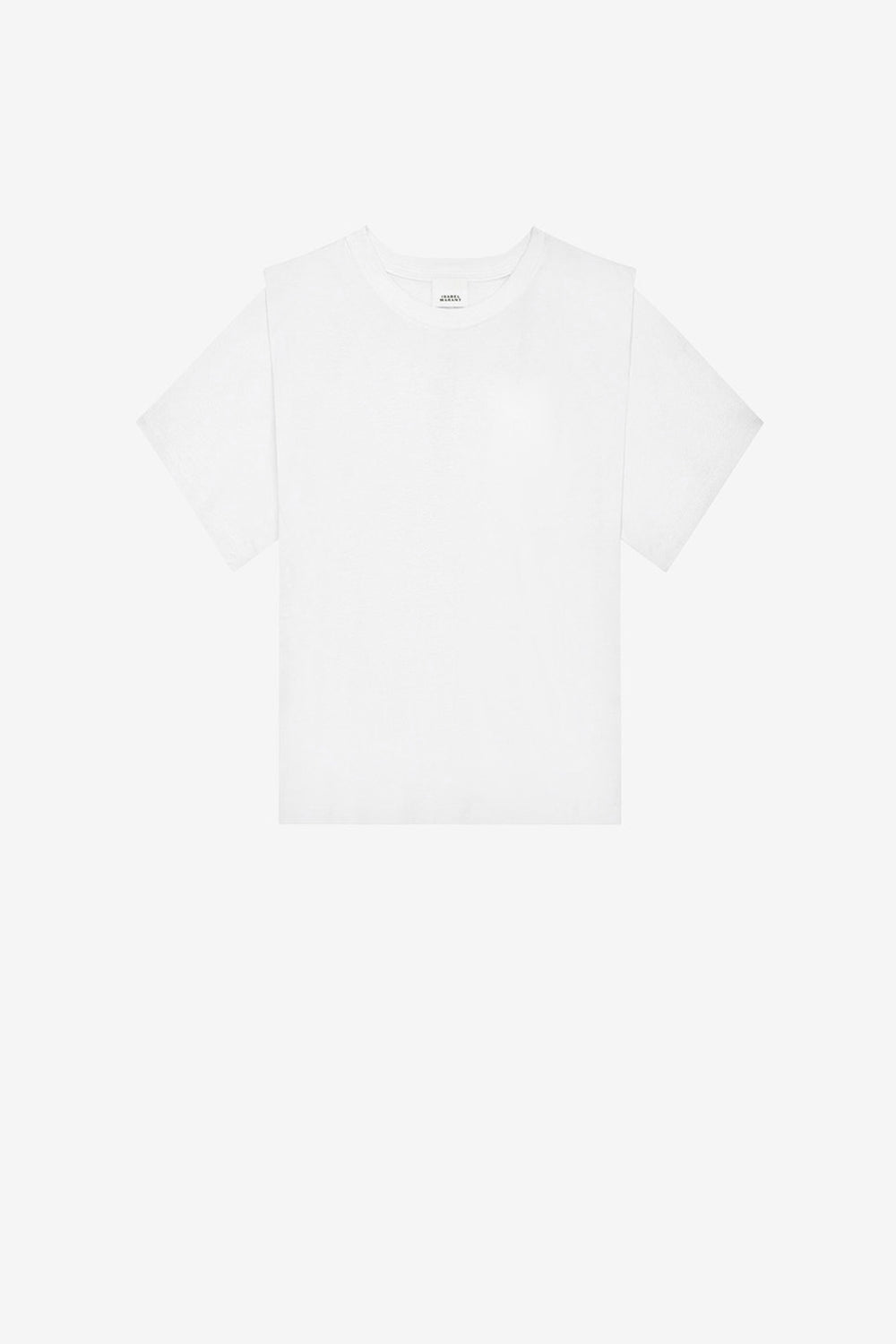 T-shirt zelitos aus einfarbiger baumwolle mit kurzen ärmeln - Weiß - Woman - 1