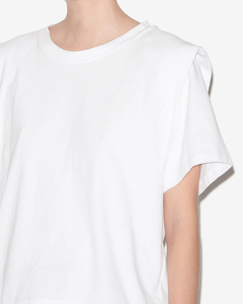 T-shirt zelitos aus baumwolle Woman Weiß 3