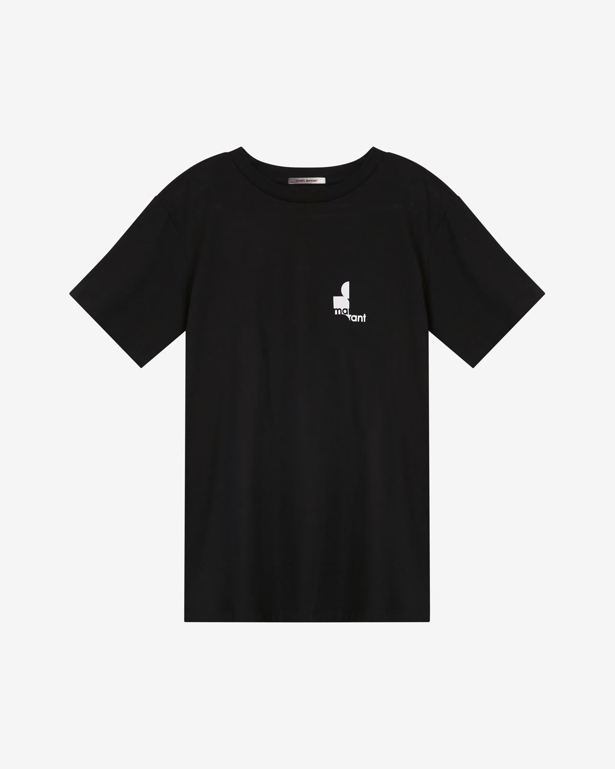 T-shirt zafferh aus baumwolle mit logo Man Schwarz 2