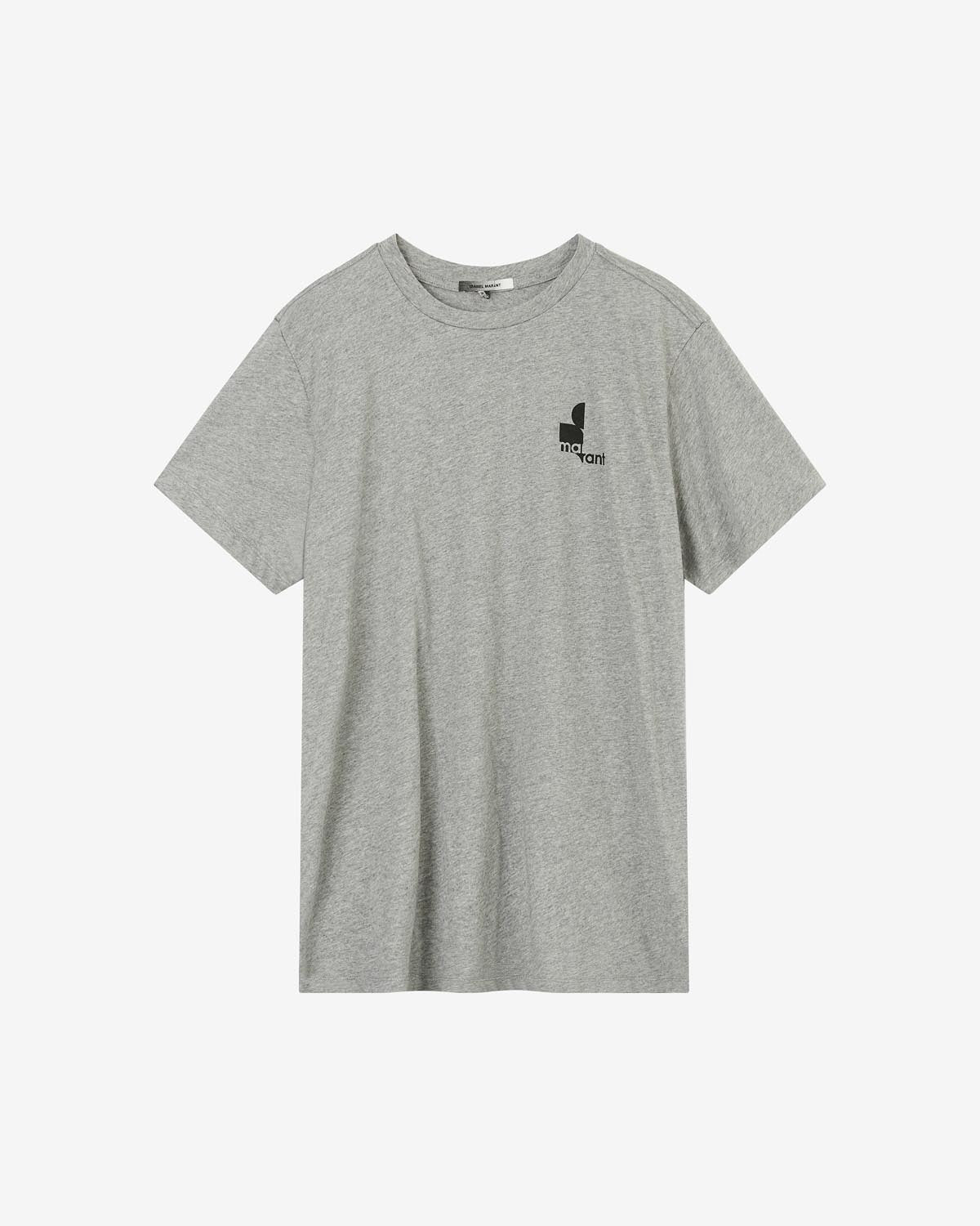 T-shirt zafferh aus baumwolle mit logo Man Light gray 1