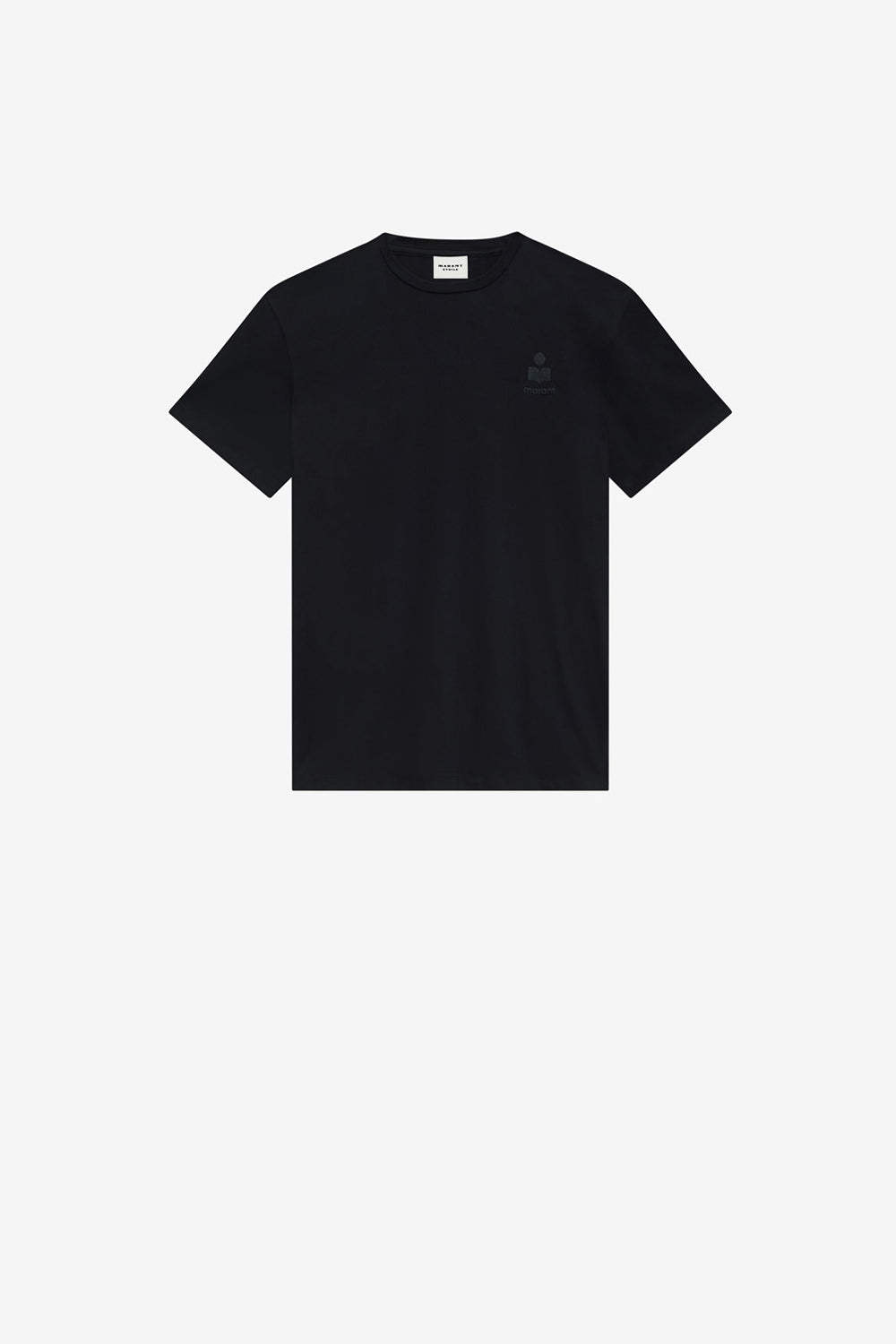 Camiseta con logotipo de algodón liso aby - Negro - Woman - 1