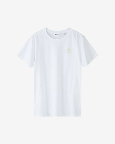 Aby 로고 코튼 티셔츠 Woman 하얀색 1