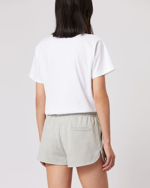 Aby 로고 코튼 티셔츠 Woman 하얀색 5
