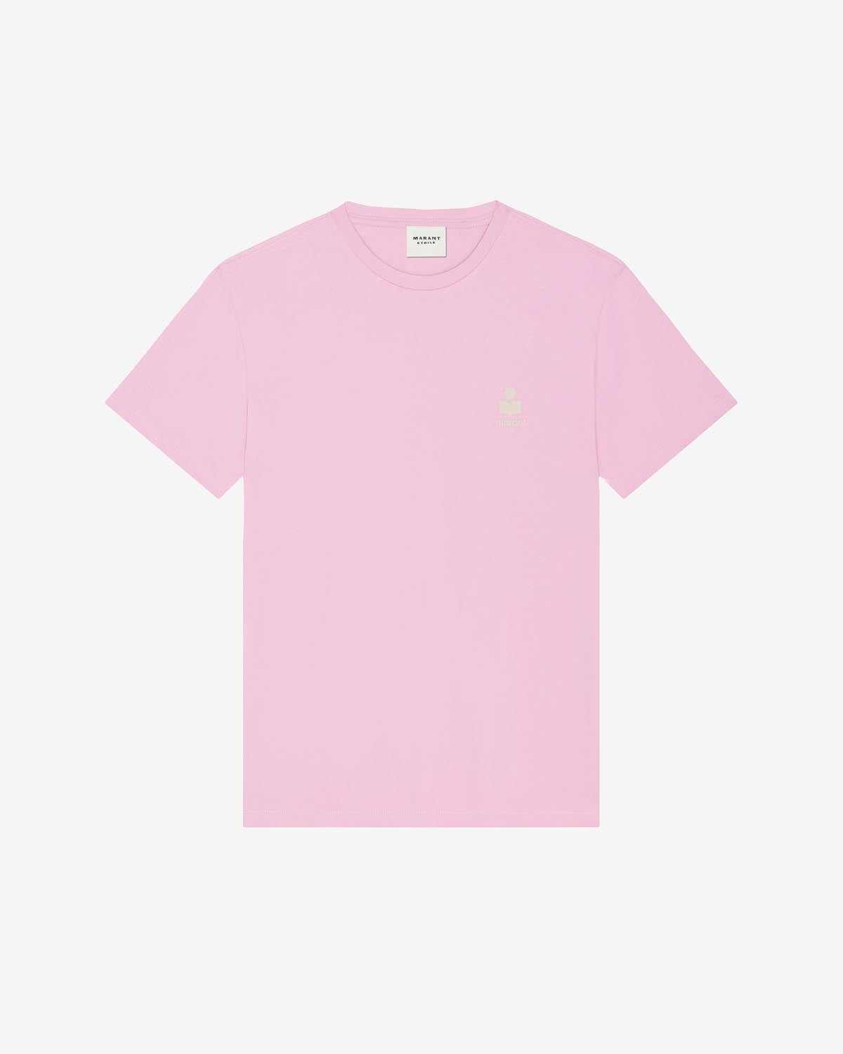 Aby 로고 코튼 티셔츠 Woman 분홍색 1