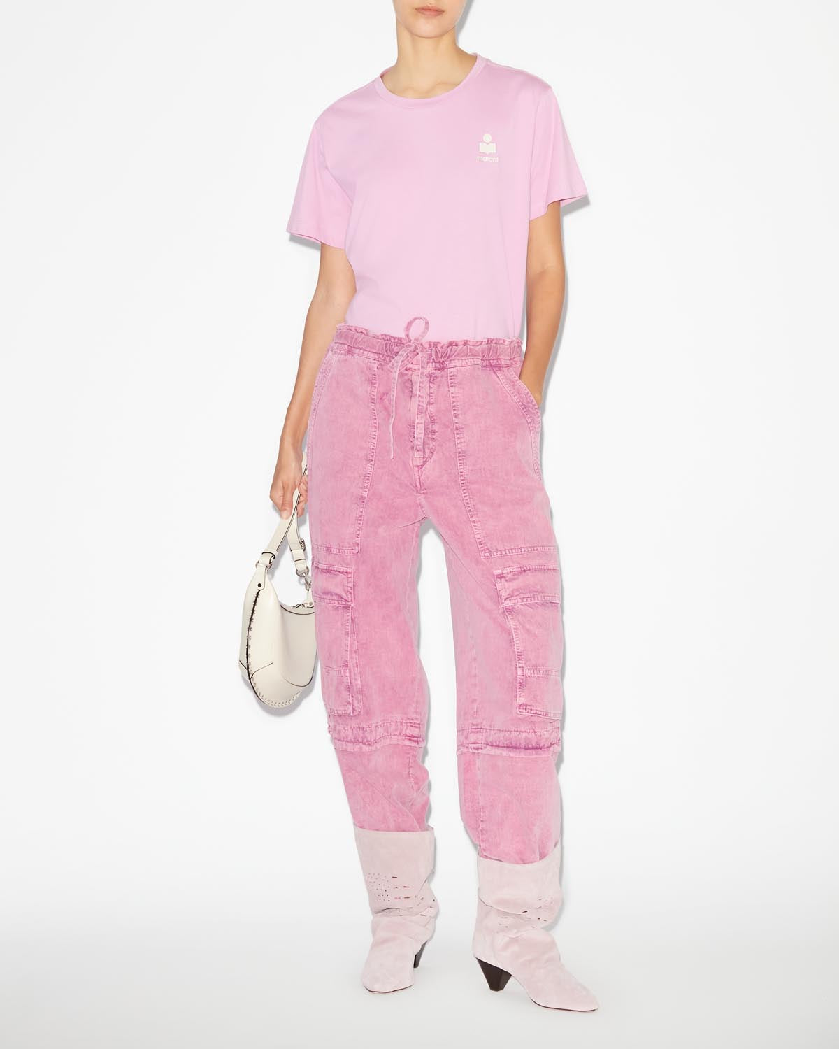 Aby logo tee-shirt - Pink - Woman - 1