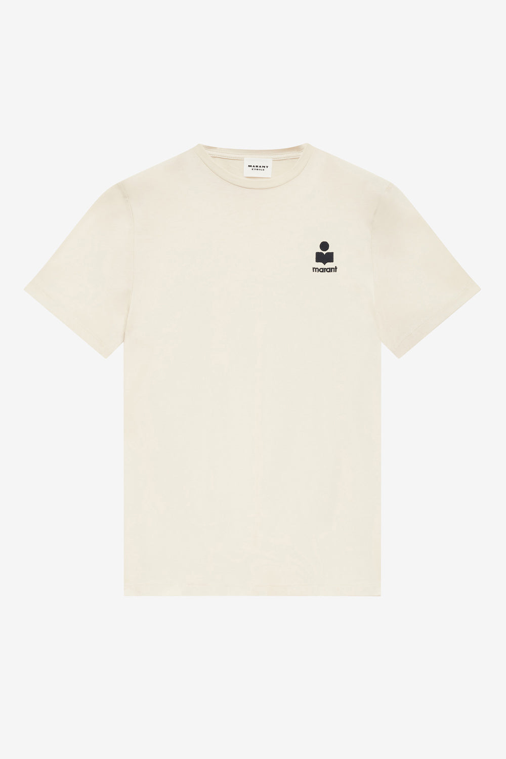 T-shirt aby in cotone con logo - Beige - Woman - 1