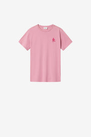 Camiseta de manga corta de algodón aby - Bubblegum-granita - Woman