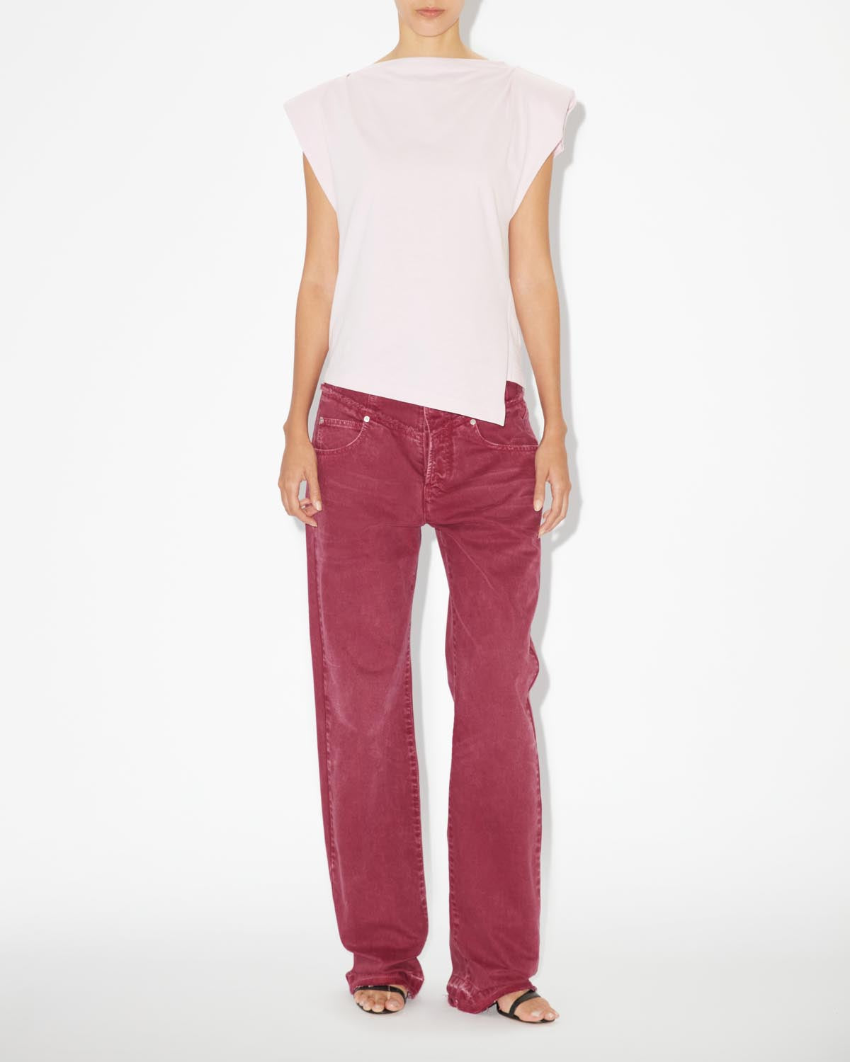 ISABEL MARANT Sebani パデッド Tシャツ | ニュートラル | FARFETCH JP