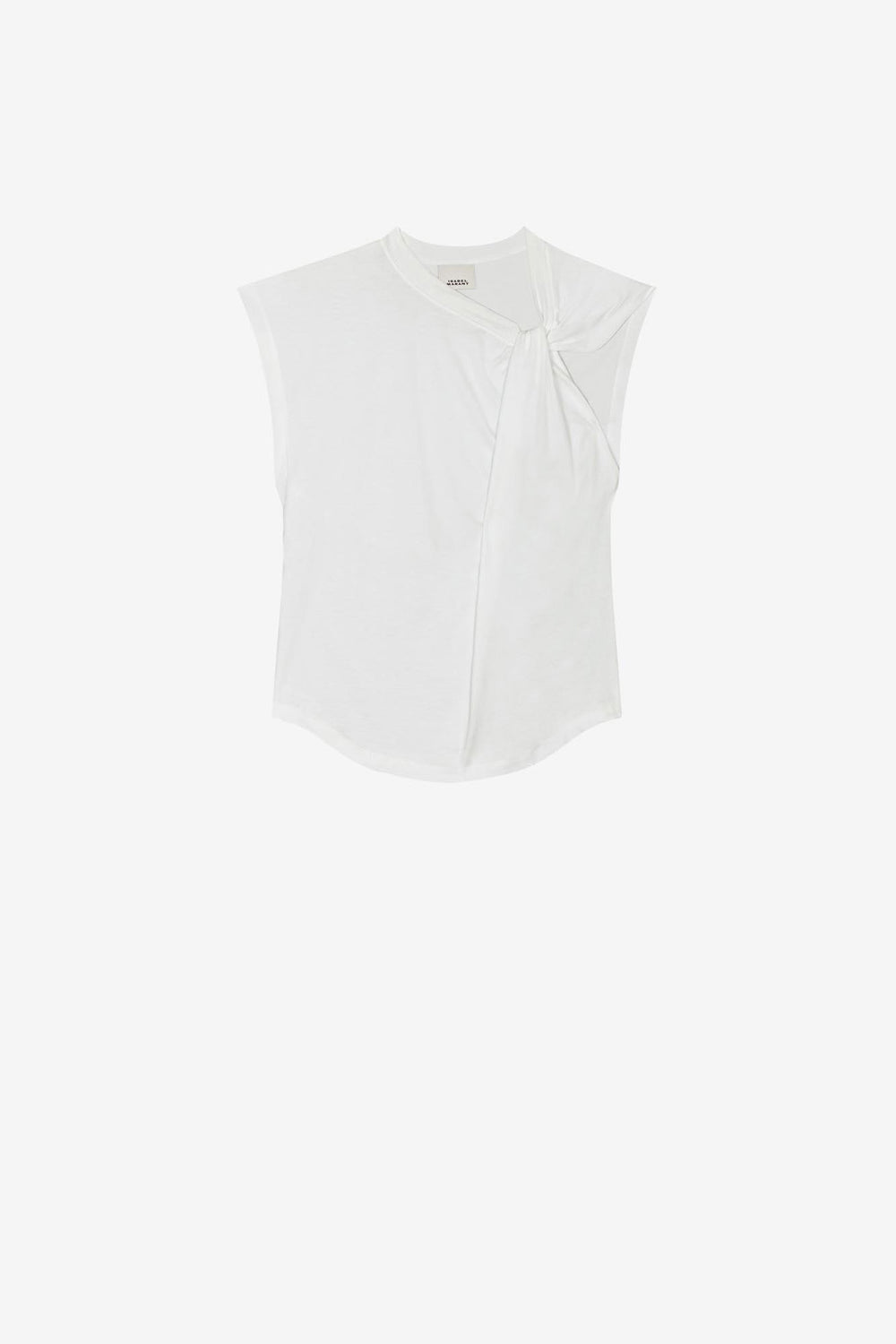 Nayda asymmetrical short-sleeve t-shirt - White - Woman - 2