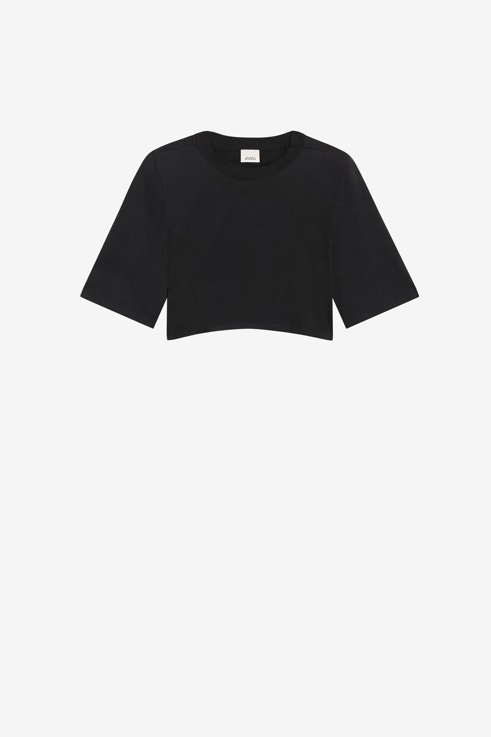 T-shirt corta zaely in cotone - Nero - Woman - 2