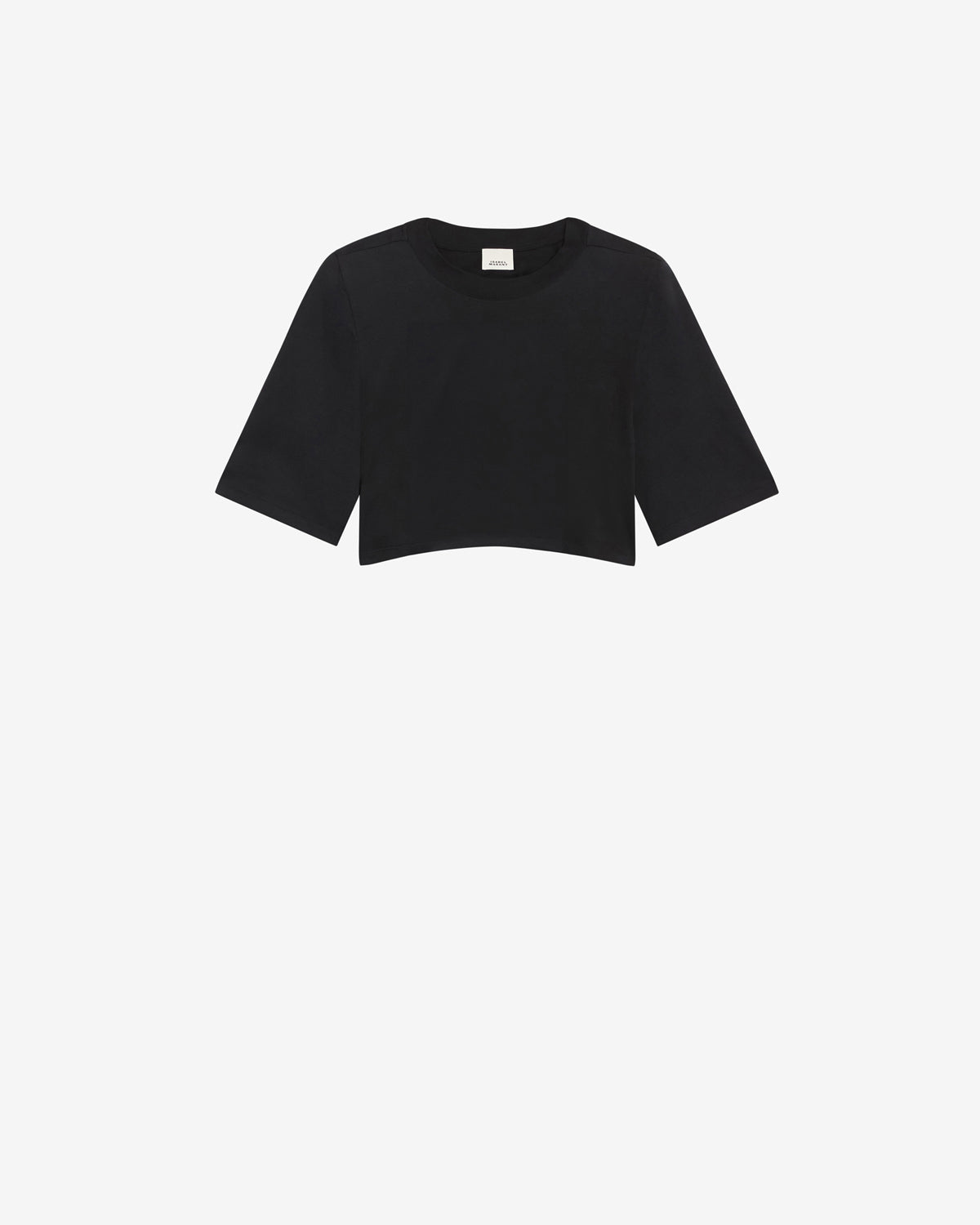 T-shirt corta zaely in cotone - Nero - Woman - 10