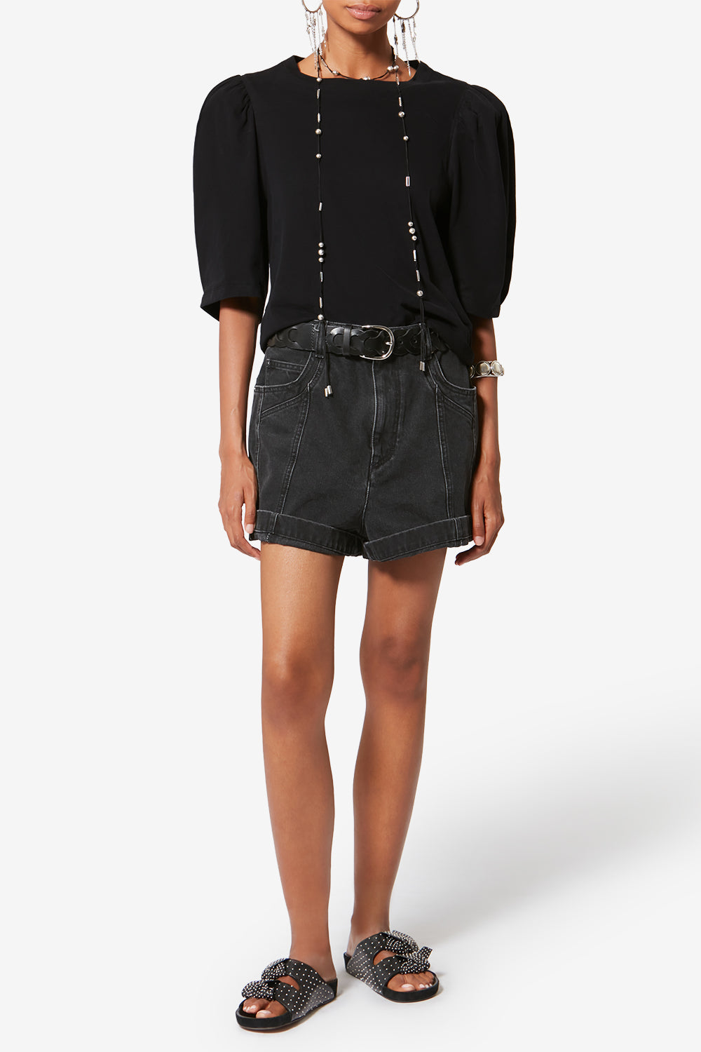 T-shirt maeliss en coton organique - Noir - Woman - 2