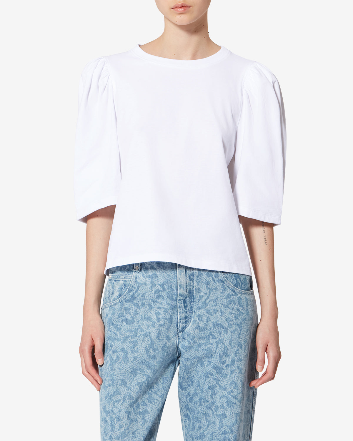MAELISS T-SHIRT Woman white | ISABEL MARANT Official online store