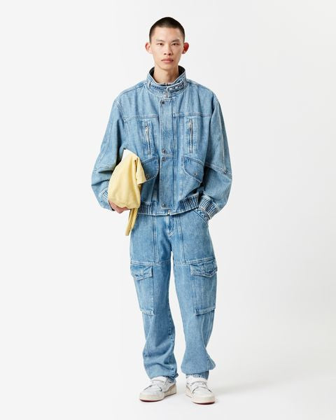 Veste en denim jakito Man Azzurro 4