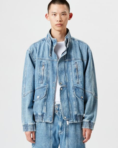 Jakito denim jacket Man Light blue 5