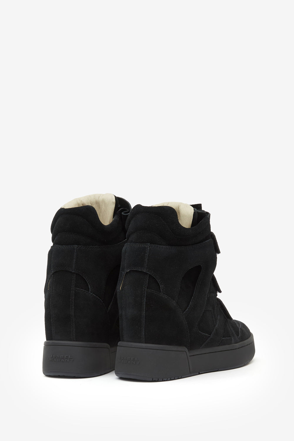 Baskets montantes compensées en cuir im3 - Noir - Woman - 2