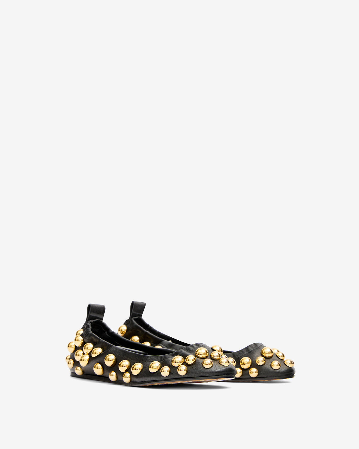 Belna ballet flats Woman Black and gold 2