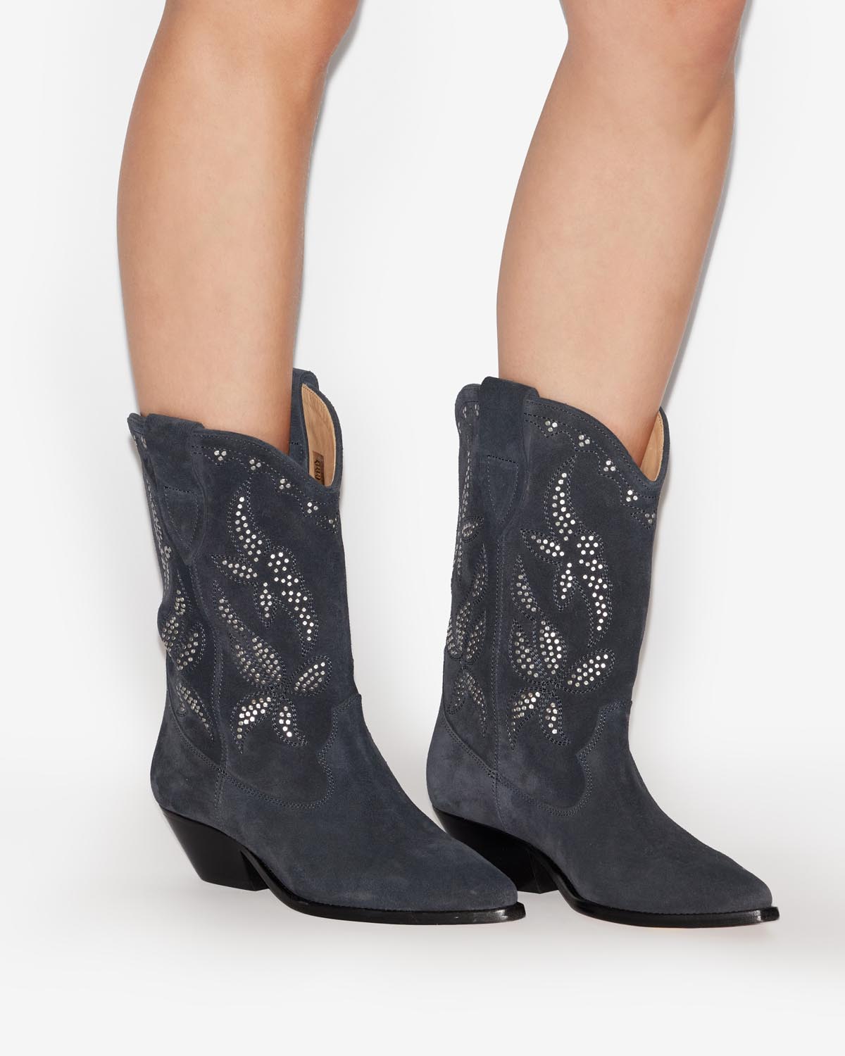 Black silver boots online