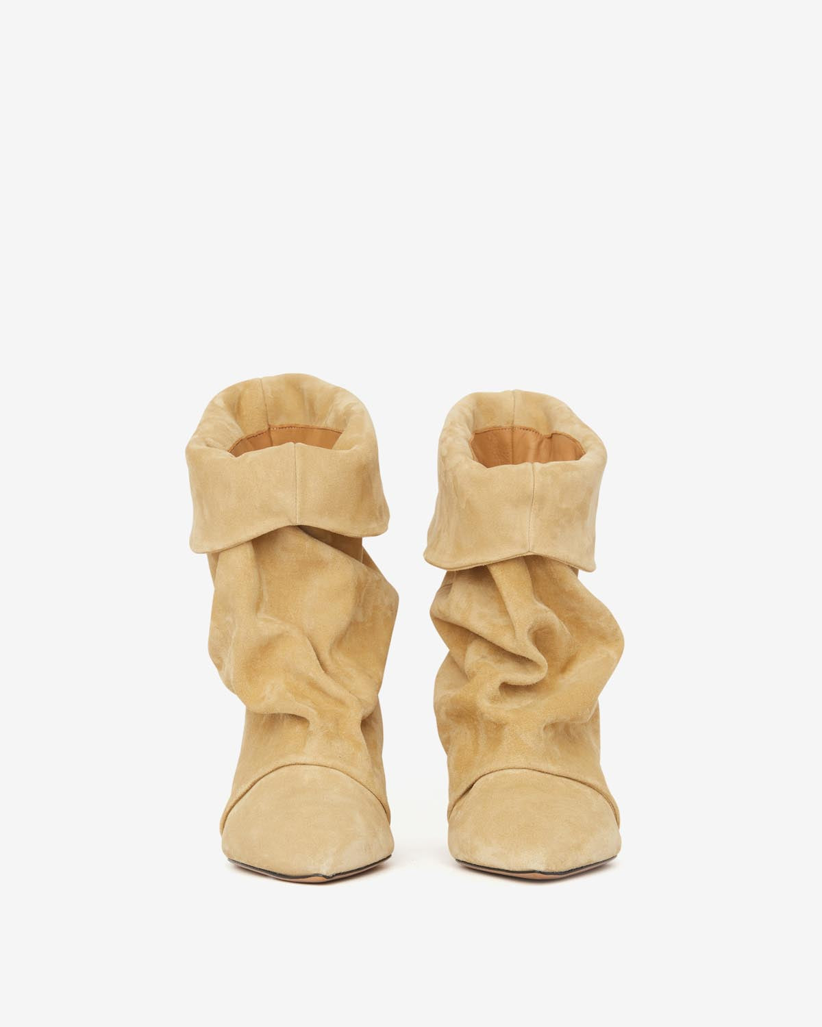 에드릭(edrik) 드레이프 하이힐 부츠 - 베이지색 - Woman - 4