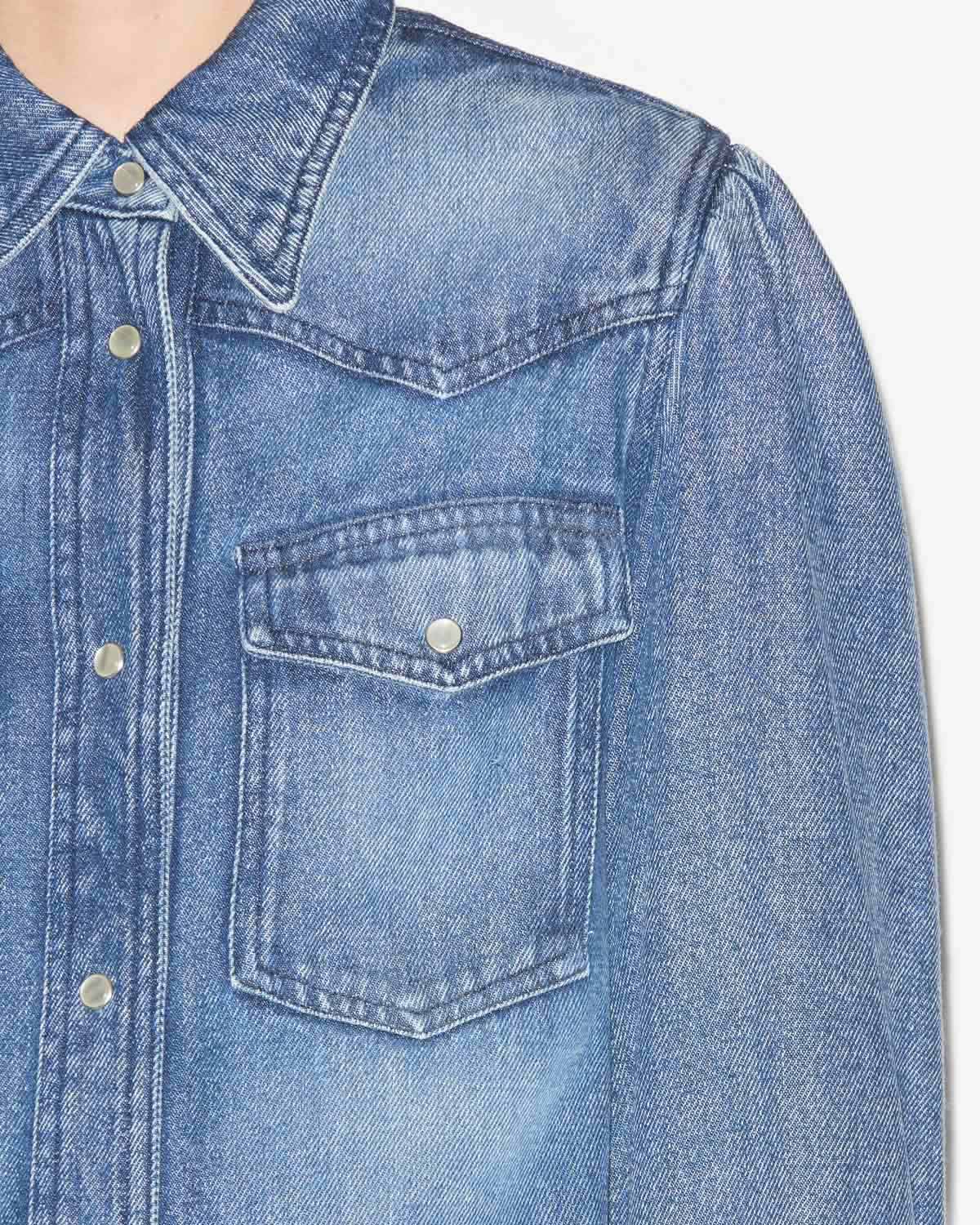 Camicia in chambray tahisia - Blu - Woman - 2