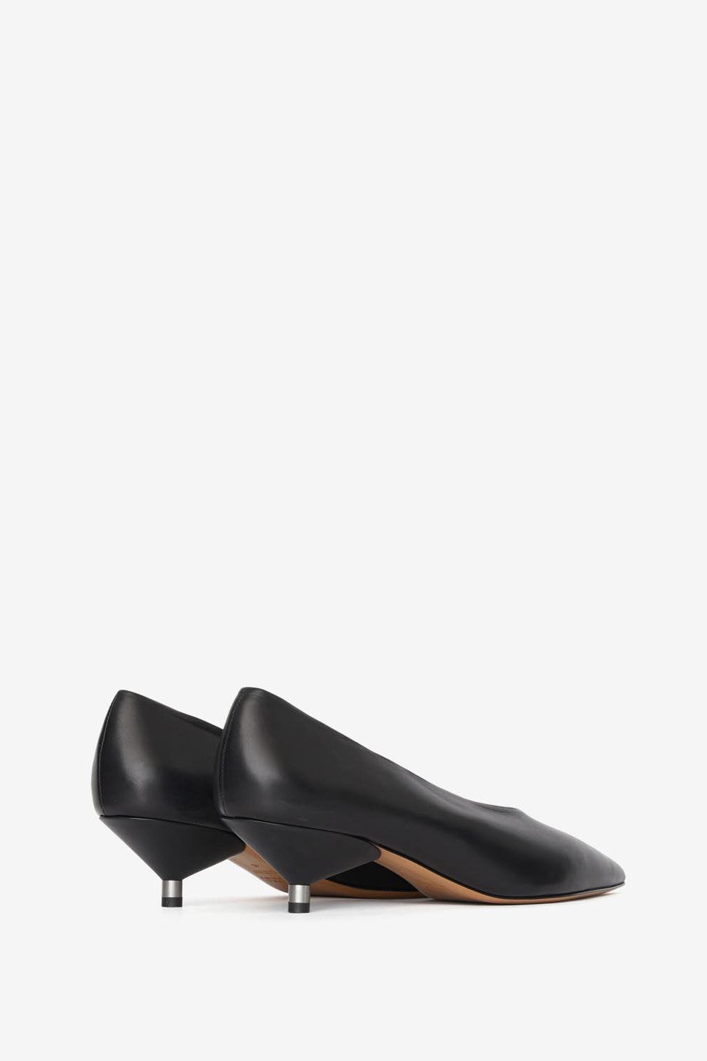 Ebisa calfskin leather pumps - Black - Woman - 2